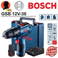 ( โปรโมชั่น++) คุ้มค่า สว่านไฟฟ้าแบตเตอรี่ 3ระบบ 12V 2.0AH BOSCH รุ่น GSB 12V-30 แบต2ก้อนพร้อมแท่นชาร์จเร็วชุดชาร์จเร็ว GAL 12V-40 Professional ราคาสุดคุ้ม ชุด เครื่องมือ ช่าง ไฟฟ้า ชุด สว่าน ไร้ สาย ชุด ไขควง ไฟฟ้า ชุด บล็อก ไฟฟ้า