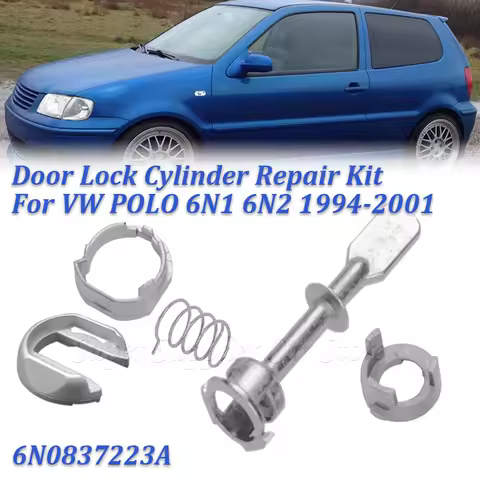 For VW POLO 6N1 6N2 1997-2002 One Set Durable Front Left or Right Door Lock Cylinder Repair Kit OE# 