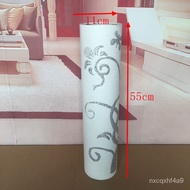 ST/🏅Runlei Floor Vase Black and White Line Fashion Floor Living Room Vase Simulation Fake Flower and Flower Arrangement