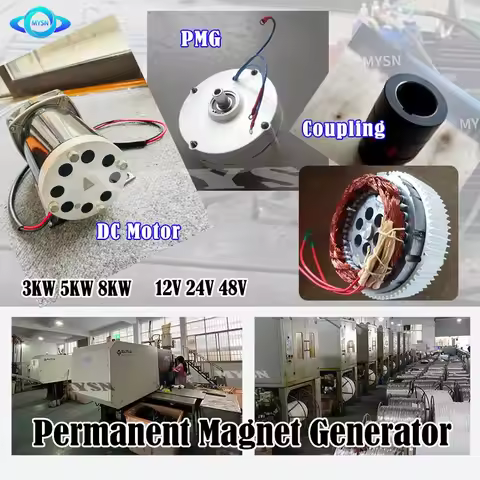 3KW 5KW 6KW Low Speed Permanent Magnet Generator Free Energy Generators 220v Power Generation System