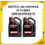 Motul Multipower D- Turbo Diesel Engine Oil 10W30/15W40 API CK-4 Size 7 Liters/1 Liter