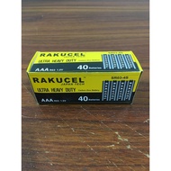 Rakucel Super Heavy Duty Battery/Ultra Heavy Duty AAA / AA Battery(40Pcs)