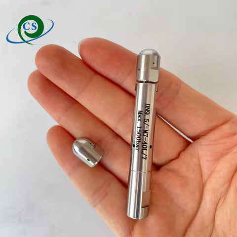 1500bar Ultra-high pressure Banshee tube cleaning nozzle Self-Rotary Nozzle For Boiler Heat Exchange