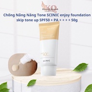 Vegan Sunscreen SCINIC enjoy foundation skip tone up SPF50 + PA