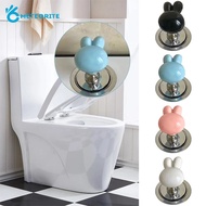 Reusable Tank Aid Push Flush Button Colorful Heart-shaped Toilet Press Rabbit Shape Cabinet Handle Bathroom Accessories