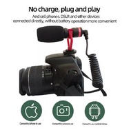 通用單反相機採訪心形麥克風錄音手機拍攝Vlog麥克風 ggyckp Universal DSLR Camera Interview Cardioid Microphone  Recording Mob