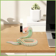 3D Printed Articulated Snake Animal Snake Model 3D Printed Snake Toys Articulated Fidget Toy Simulat
