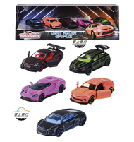 Bộ Đồ Chơi Xe Hơi Mô Hình Majorette Lightning Race Car Garage Series GTR Ford GT Renault Audi R8 Hợp