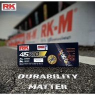 FREE CHAIN CLEANER【 RK 428KLO GS 114L 122L 132L 】GOLD O-RING CHAIN GS KLO TAKASAGO RKM HMX MOTOCROSS
