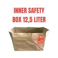 INNER SAFETY BOX 12.5 LITER THICK MATERIAL medical waste inner medical cardboard safety box inner sa