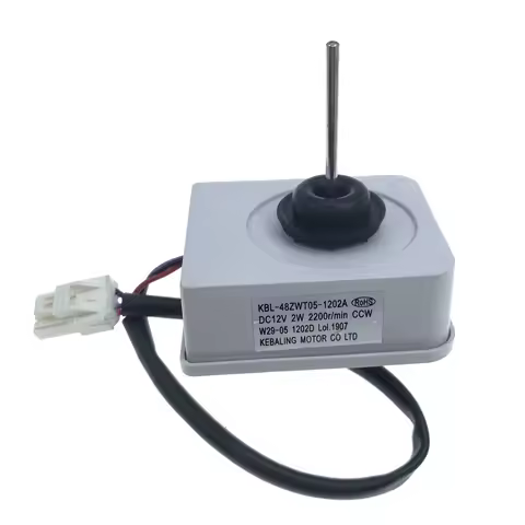 KBL-48ZWT05-1202A (DC12V 2W 2200r/min) Refrigerator Parts Evaporator Fan Motor