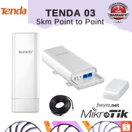 Tenda 03 Outdoor 5km Full Setting Access Point Mikrotik