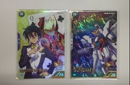 日本高達街機玩戲卡 Arsenal Base 高達卡 PR卡  機動新世紀X  高達X GUNDAM X + 卡諾 CARROD