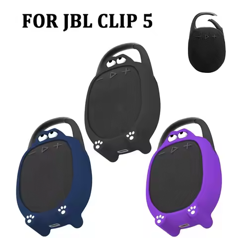 Cute Silicone Speaker Case Dustproof Cartoon Protective Sleeve Shockproof Dustproof Cover for JBL Cl