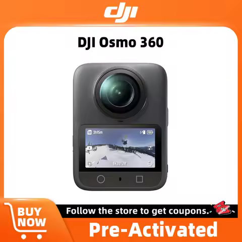 DJI Osmo 360 Camera 1-Inch 360° Imaging Native 8K 360° Video 4K/120fps & 170° Boost Video 120MP 360°