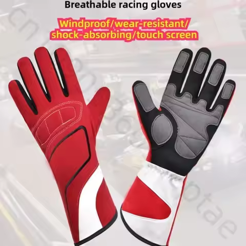 New F1 Auto Car Karting Gloves Breathable Motorcross Racing Gloves Silicone Non-Slip Men Go Kart Rac