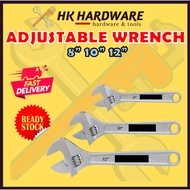 ADJUSTABLE WRENCH 8" 10" 12" SPANNER BOLEH ADJUST SWITCH SPANNER SPANA BOLEH LARAS 8 / 10 / 12 INCI 