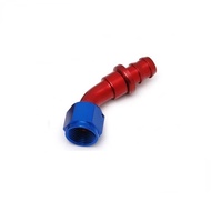10pcs /set - 4AN AN4 4-AN 45 Degree Aluminum Oil cooler Hose Fitting  End Fuel Push-On Hose End fitt