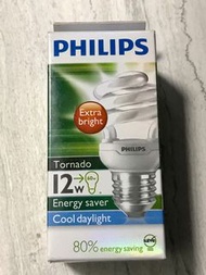 Philips 飛利浦 12W E27螺頭 慳電膽 冷白光