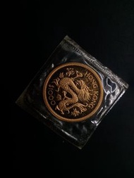 1976 龍年精裝半安士金幣一枚。面交