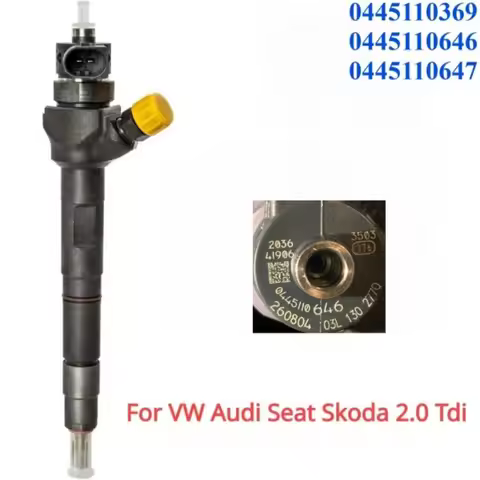 0445110369 0445110646/7 03L130277J 03L130277Q for VW Amarok Audi Seat Skoda 2.0 Tdi Diesel Fuel Inje