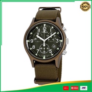 Jam Tangan Pria Timex MK1 TW2R67800 Chronograph Mens Green Army Dial