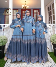 Terbaru (13) ARUMI SERIES | Couple Sarimbit Serimbit Baju Gamis Syari Set Ibu dan Anak Arumi Couple