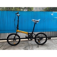 Sepeda Lipat Pacific Bike SPLENDID 3.0 YELLOW