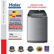 Haier-(10kg) Fully Auto Top Load Inverter Washing Machine / Mesin Basuh (HWM100-M1990DD)