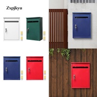 [Zxpjkyu] Wall-mounted Mailbox with Keys, Parcel Drop, Commercial And Rural Areas, Complaint Box, Ou