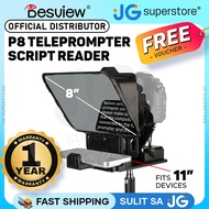 Desview P8 Teleprompter 11" Script Reader for Live Online Teaching Influencer Content Creation