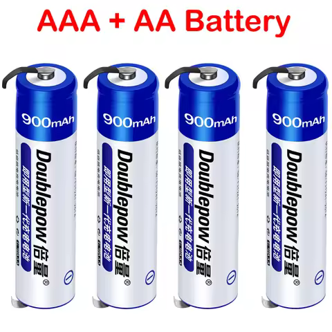 1.2V 800mAh 900mAh Ni-MH AA AAA Rechargeable Battery NiMH Battery with Welding Tabs For Philips Elec