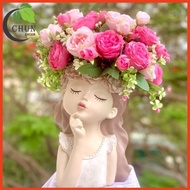 Artificial flowers, flower vases for girls with flowers in many designs, 36-42cm high, decorate home