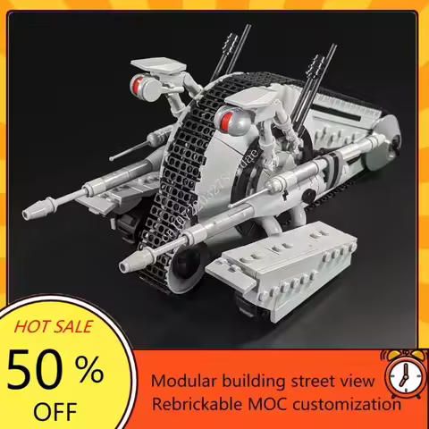 562PCS MOC Space Battle NR-N99 Tank Droid assault vehicle Model Technology DIY Custom Puzzle Assembl