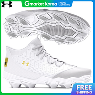 Under Armour | Under Armour Harper 9 Ankle Baseball Cleats White 3027442 101