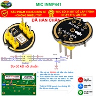 I2S INMP441 digital Mic has soldered 24-bit high sensitivity MEMS microphone for ESP32, STM32, Ardui