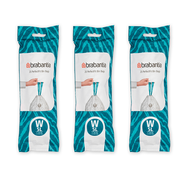 Brabantia NEWICON手提垃圾袋3入組W型-5L(20入)