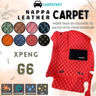 XPENG G6 5D 6D Car Floor Rear Mat Liner Carpet Custom Made Nappa Leather PREMIUM CARMAT
