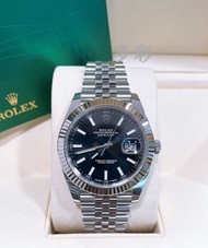 👑[現貨]🔥🔥Rolex Datejust 勞力士日誌系列 126334 黑面條刻 表徑41mm 自動機械 淨表 rolex/rolex submariner/rolex daytona/rolex 