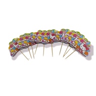 CAKE TOPPER HAPPY BIRTHDAY KARAKTER ISI 10 PCS / CAKE TOPPER HBD KARAKTER / HIASAN KUE KARAKTER / CA