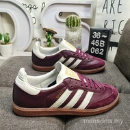 Sam/ba OG ID0477 burgundy low cut casual board shoes