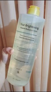韓國製造AVCA True Brightening Vitamin Radiance Toner 1L美白保濕爽膚水/化妝水 1公升/1000ml