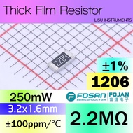 2.2M 1206 ±1% SMD Thick Film Resistor 2.2M 2204 FOJAN FRC1206F2204TS