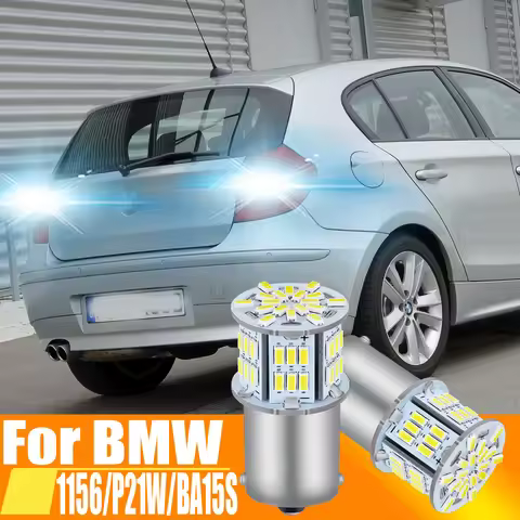 2x LED Reverse Light Bulb Lamp P21W BA15S Canbus For BMW E87 F20 F21 F45 F46 F23 F22 F87 E46 F30 F80