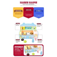 ToyWooChildren's Toaster Boys and Girls Simulation Oven Microwave Oven Play House Kitchen Cooking Toy Set