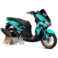 Stiker Lexi LX 155 Full Body Decal Full Body Motor Yamaha Lexi LX 155 New - Hayabusa