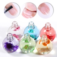 1 Bottle 8ml Fruit Flower Flavor Manicure Nail Cuticle Oil Nail Art Nutrition Care