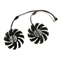 2pcs/Set RX550 RX560 GPU Cooler Graphics Fan For REDEON GIGABYTE RX 560/550 Gaming OC Video Card As 