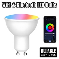 Dimmable GU10 LED Bulb 5W Party Bedroom Holiday AC220V Life Spotlight App Control White Lighting Adj