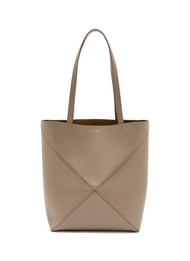 LOEWE MEDIUM PUZZLE FOLD LEATHER TOTE BAG